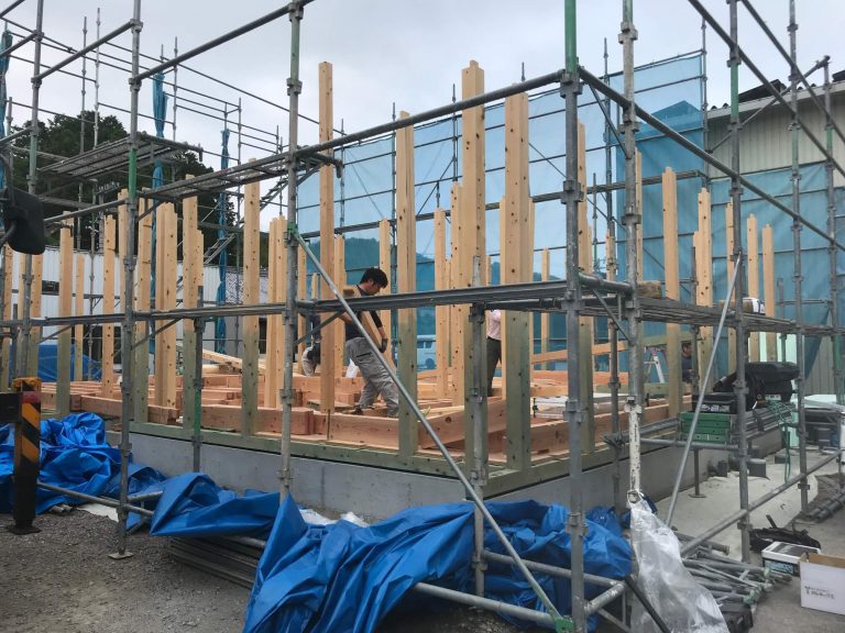 上棟と書いて「じょうとう」。