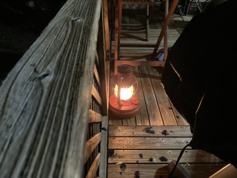 設計した山小屋でBBQ